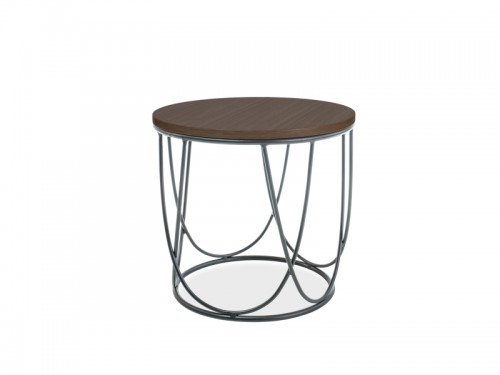 Журнальний стіл Sepia II SIGNAL горіх / чорний